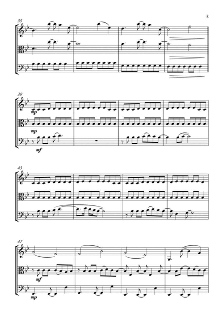 Rewrite The Stars Rewrite The Stars String Trio scores gallery preview page 3
