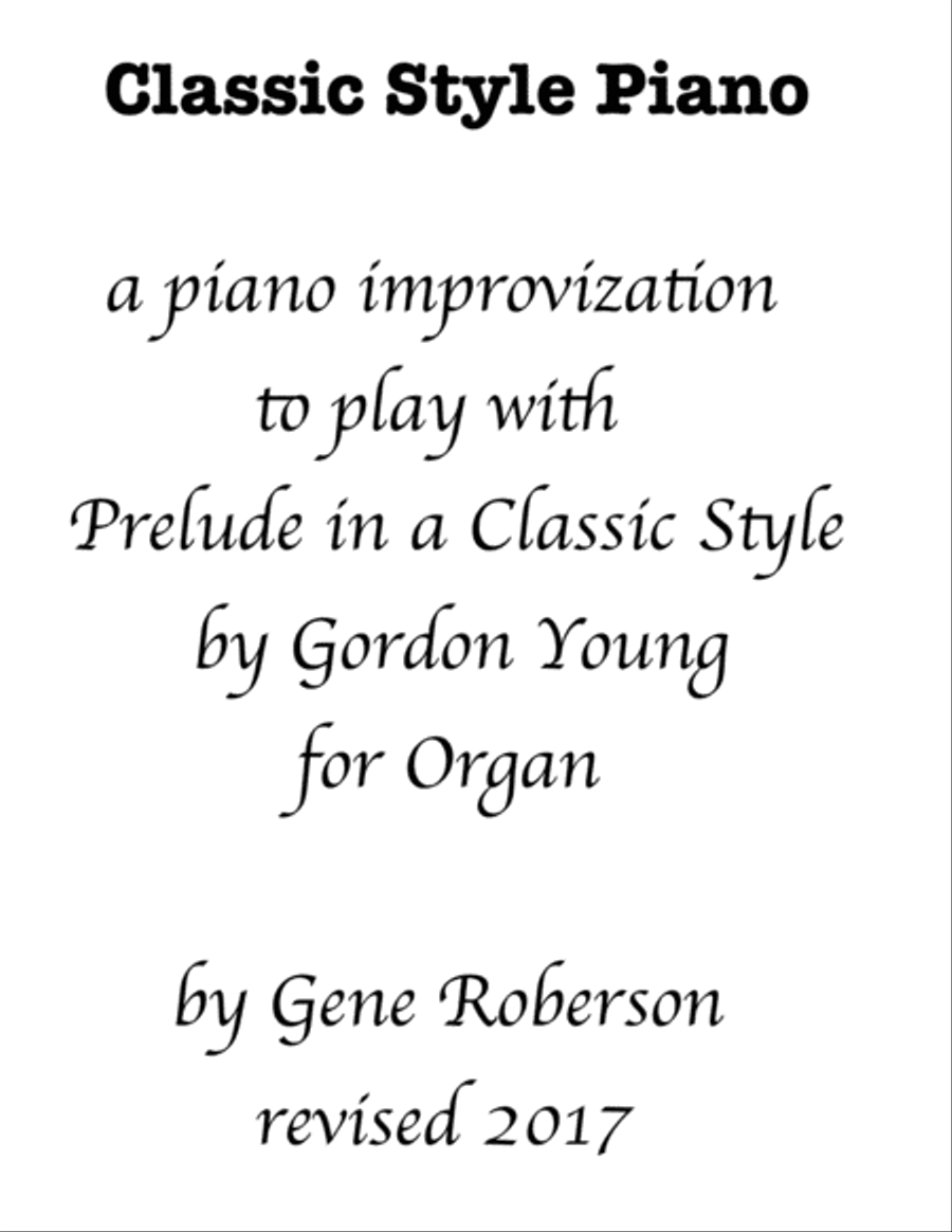 Piano Duet with Classic Organ Piano Duet scores gallery preview page 1