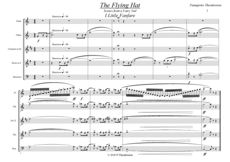 The Flying Hat (Woodwind Quintet version) image number null