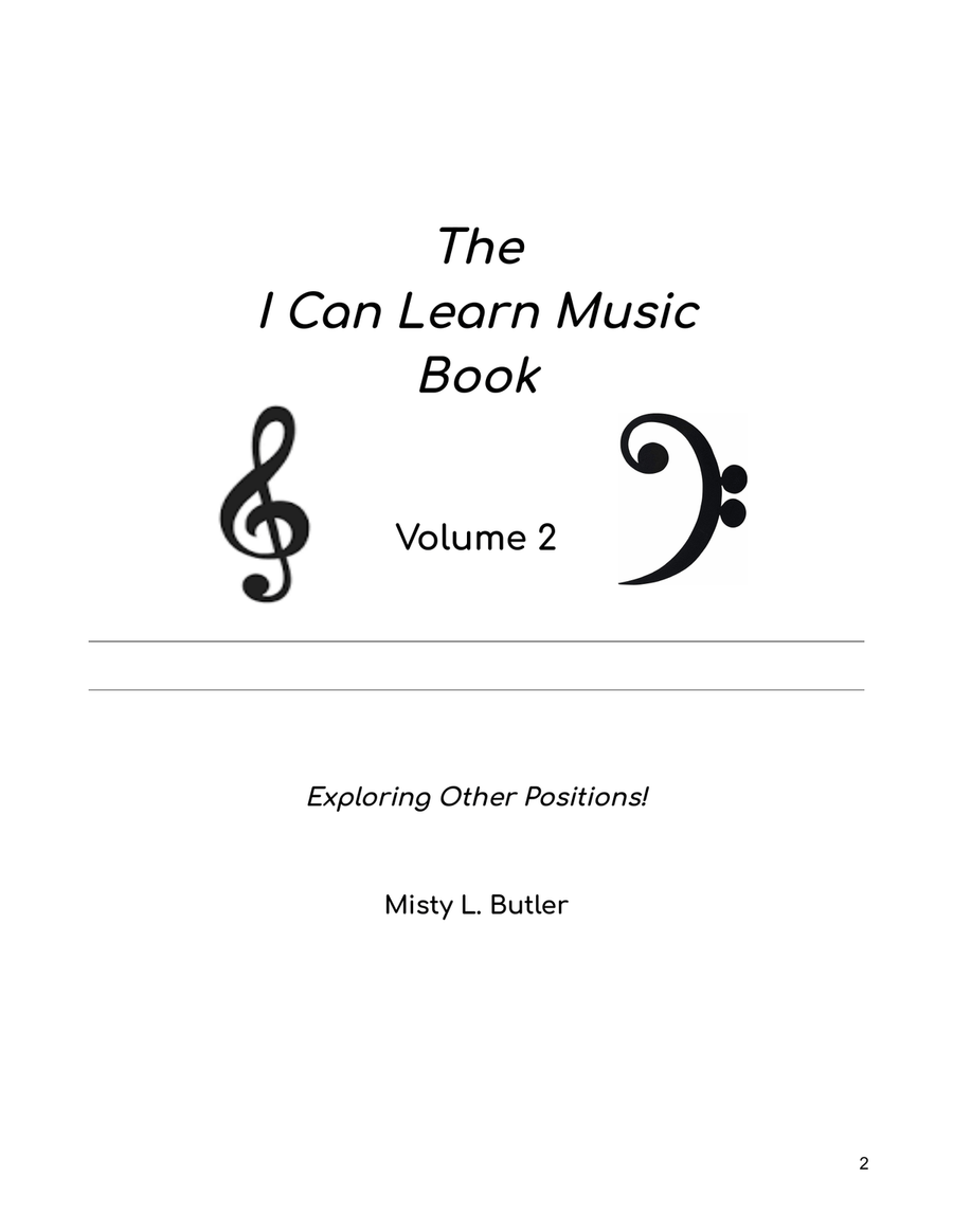 The I Can Learn Music Book, Volume 2 Piano Method scores gallery preview page 2