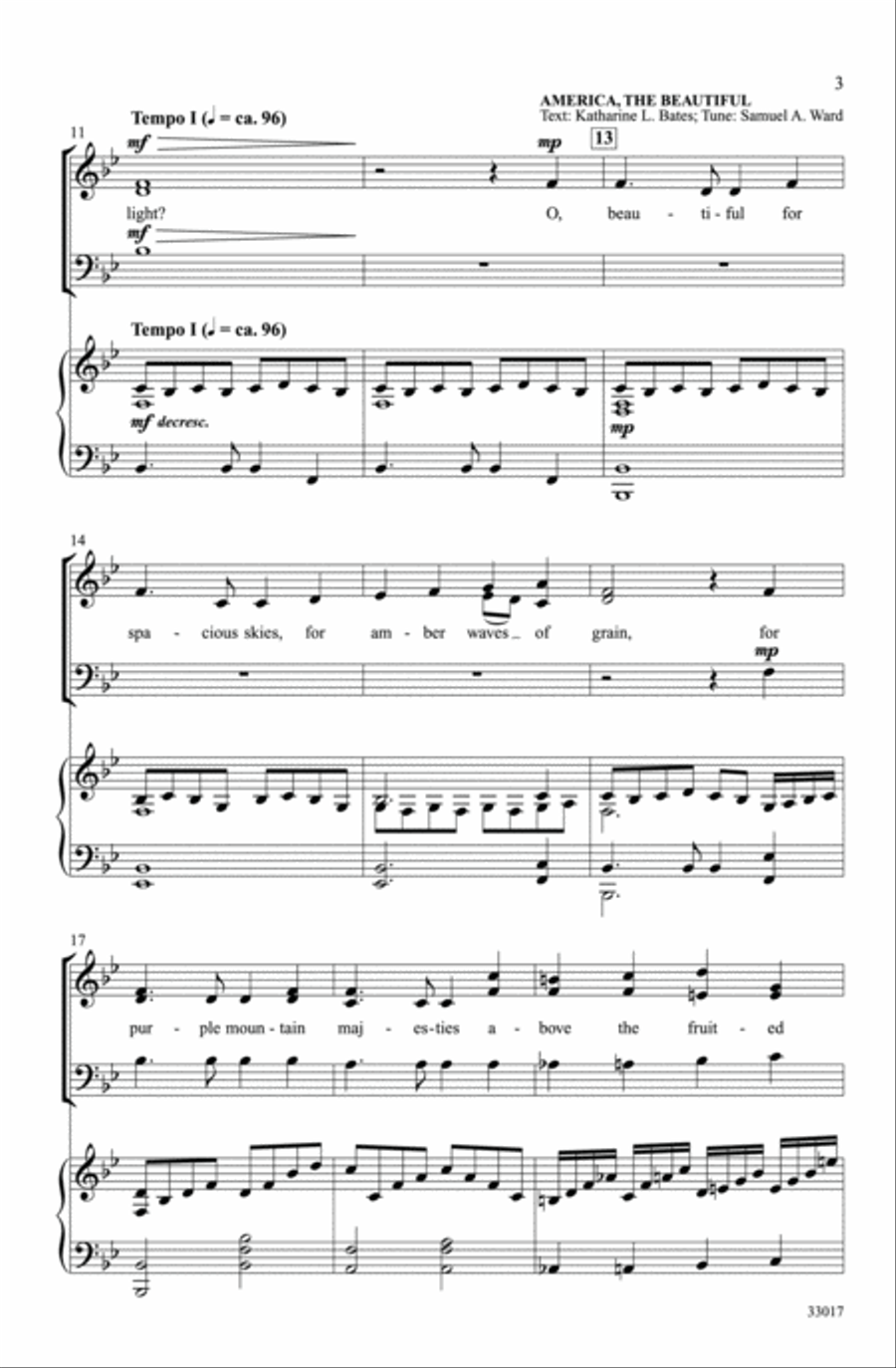 America, the Spirit Lives On! 3-Part scores gallery preview page 3