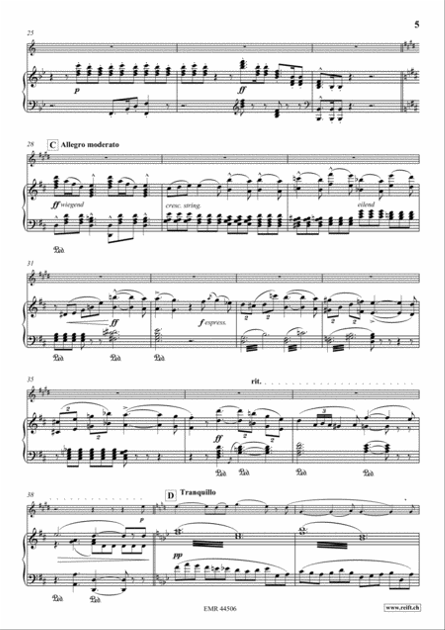 Im Walde / In The Forest Clarinet Solo scores gallery preview page 6