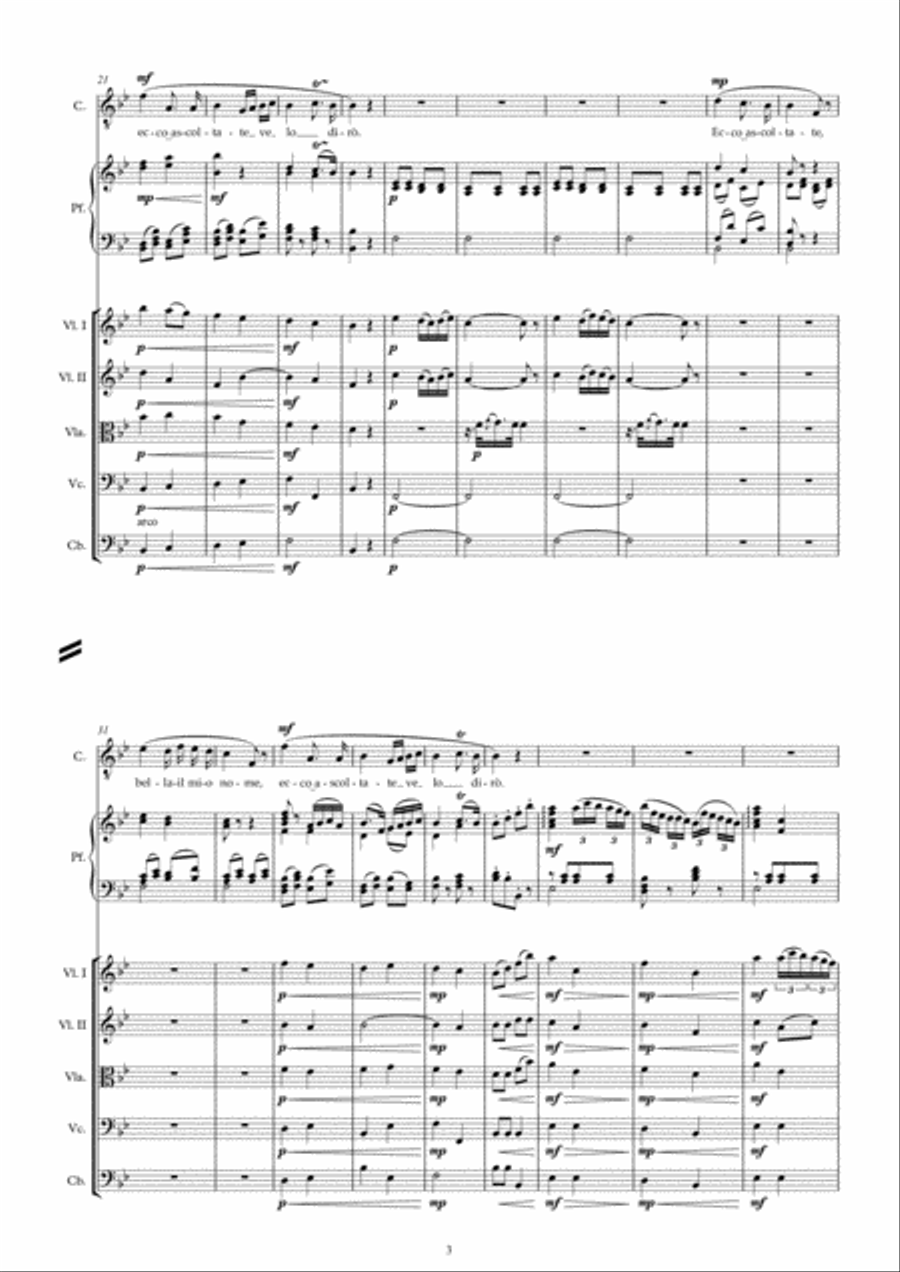 Saper bramate Full Orchestra scores gallery preview page 3