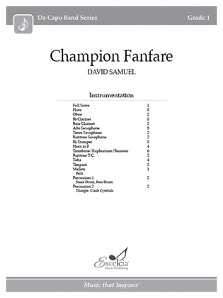 Book cover for Champion Fanfare