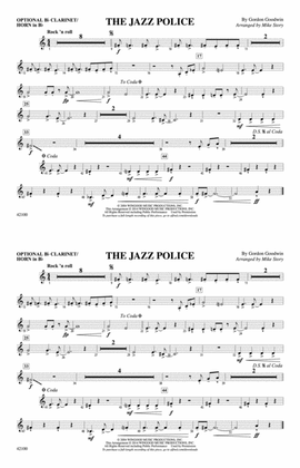 The Jazz Police: Optional Bb Clarinet/Horn in Bb