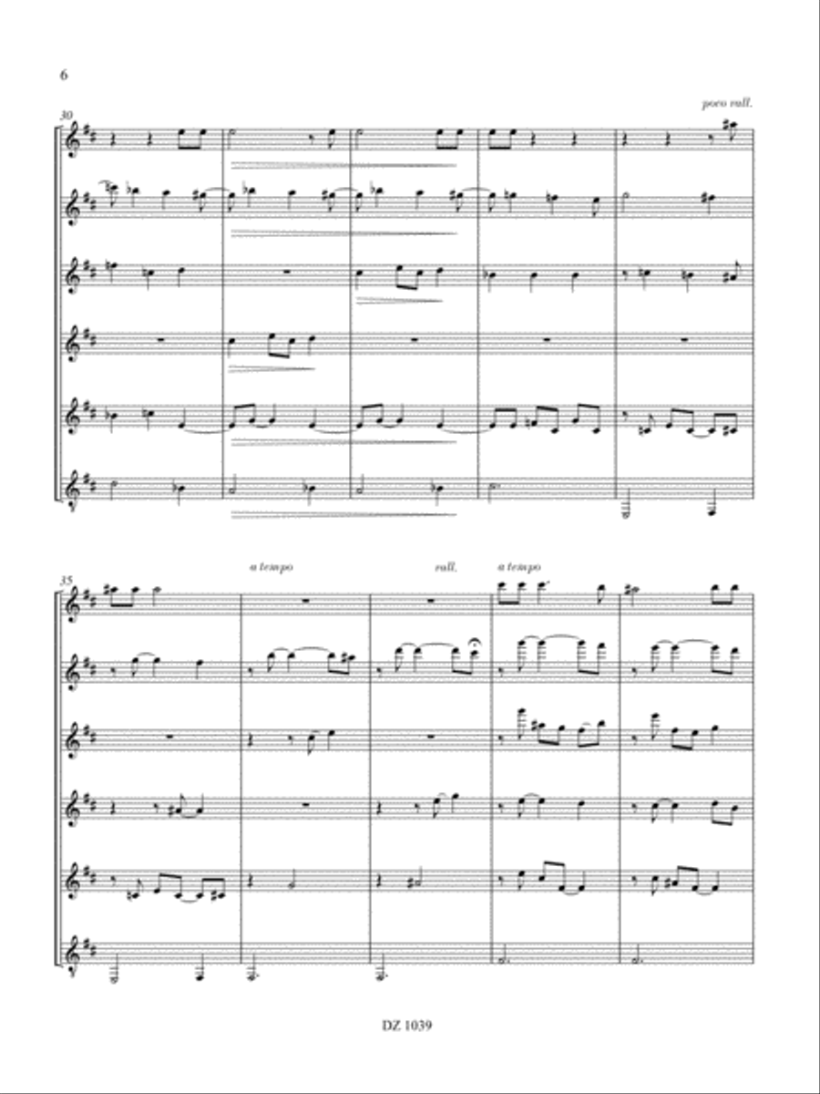 Soupir Soupir Guitar Ensemble scores gallery preview page 6