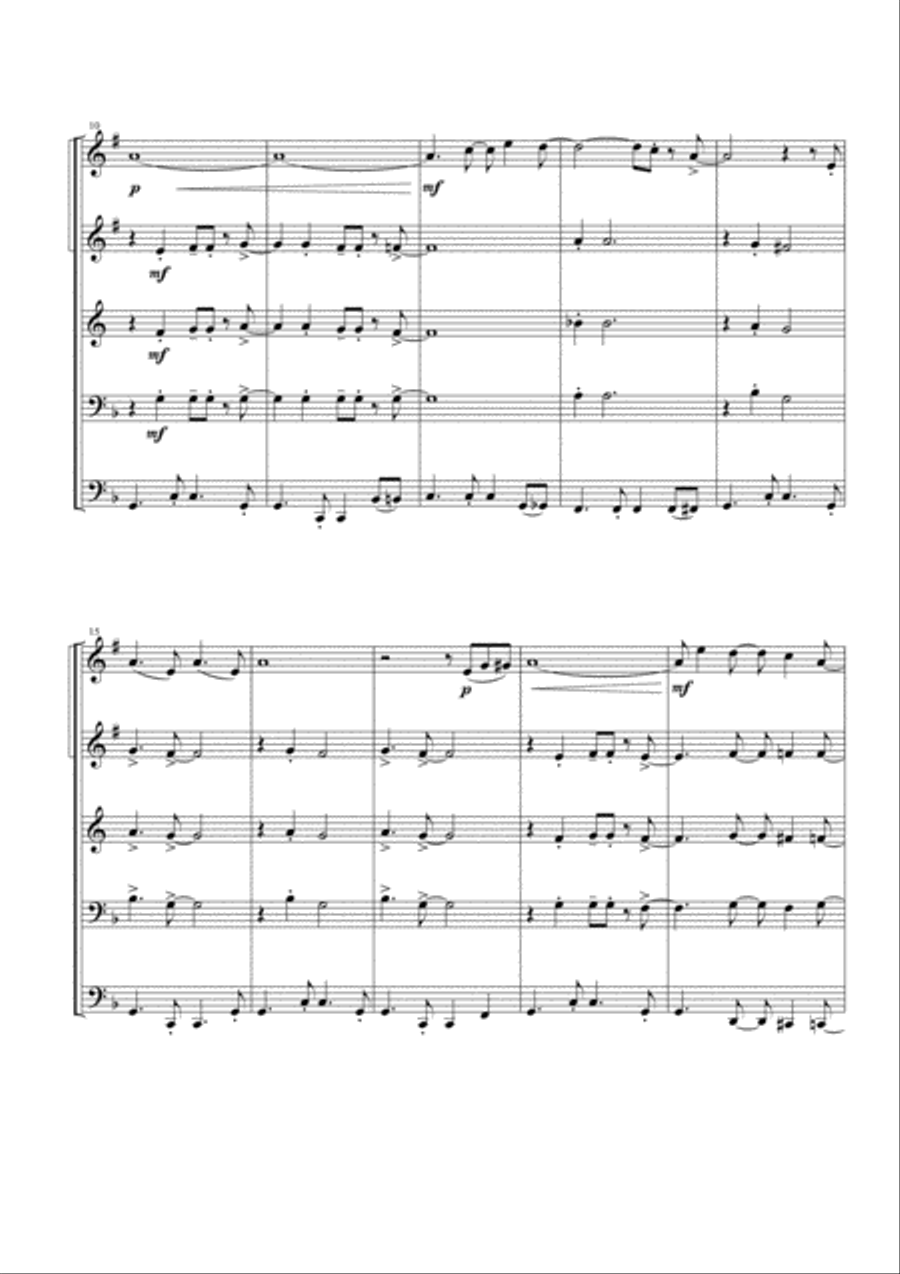 Mas Que Nada Brass Ensemble scores gallery preview page 2