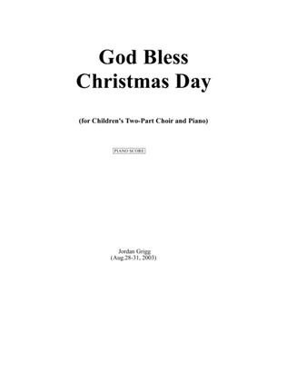 Book cover for God Bless Christmas Day