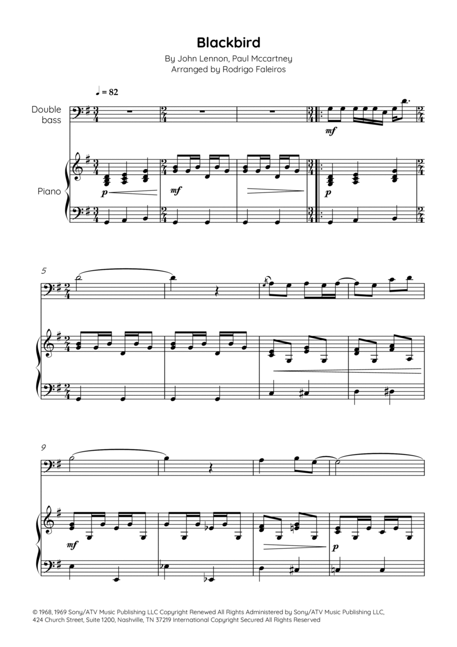 Blackbird Chamber Music scores gallery preview page 1