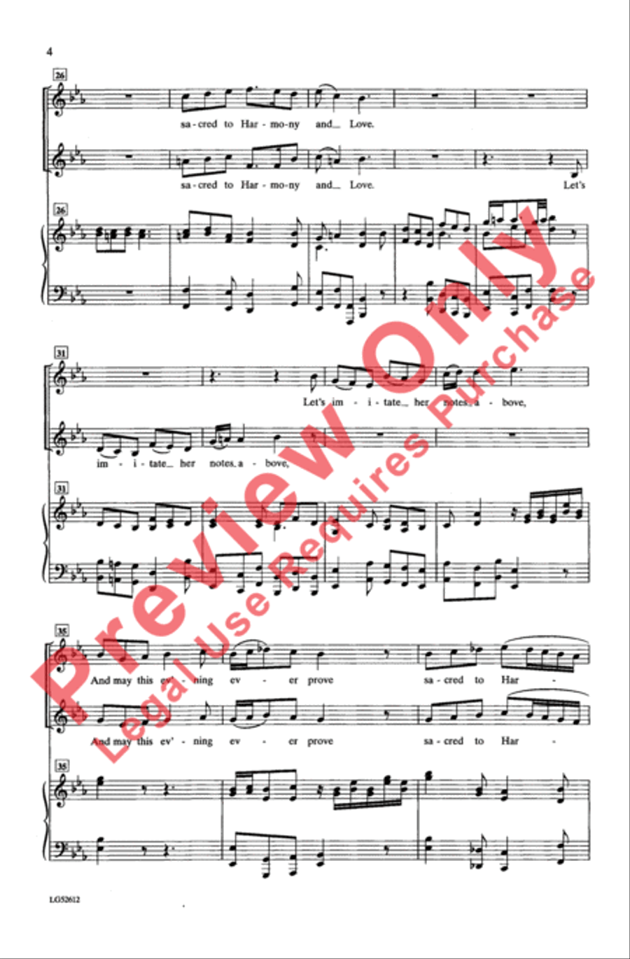 Let's Imitate Her Notes Let's Imitate Her Notes 2-Part scores gallery preview page 4