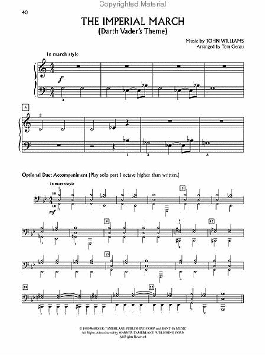 Star Wars® – A Musical Journey (Music from Episodes I - VI) Piano Solo scores gallery preview page 5