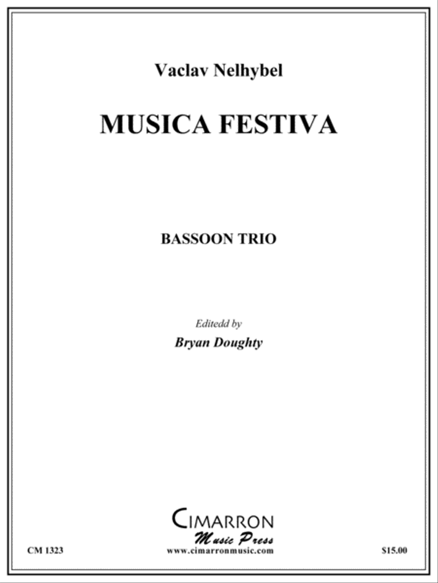 Musica Festiva Woodwind Trio scores gallery preview page 1
