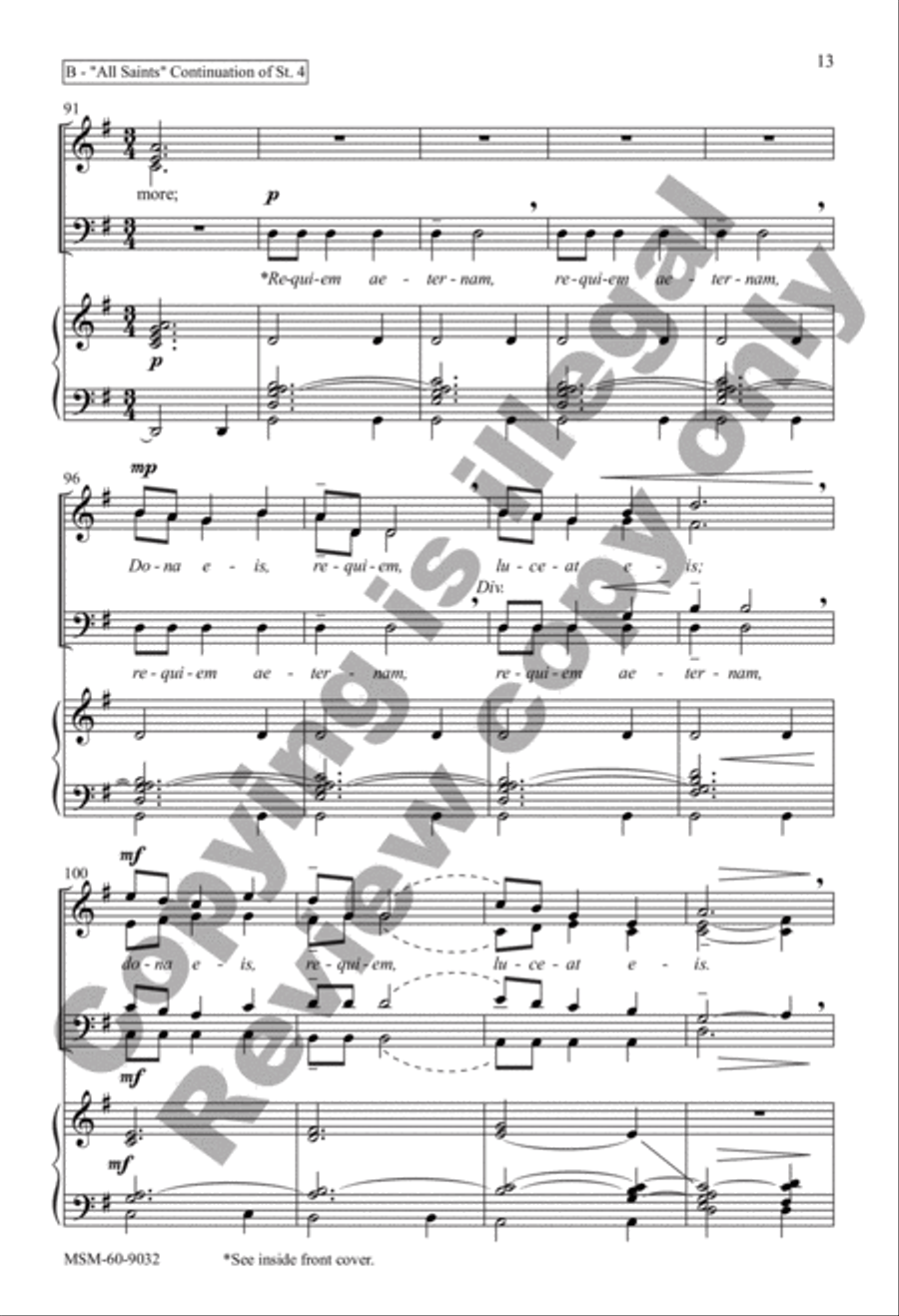 The Church's One Foundation 4-Part scores gallery preview page 12