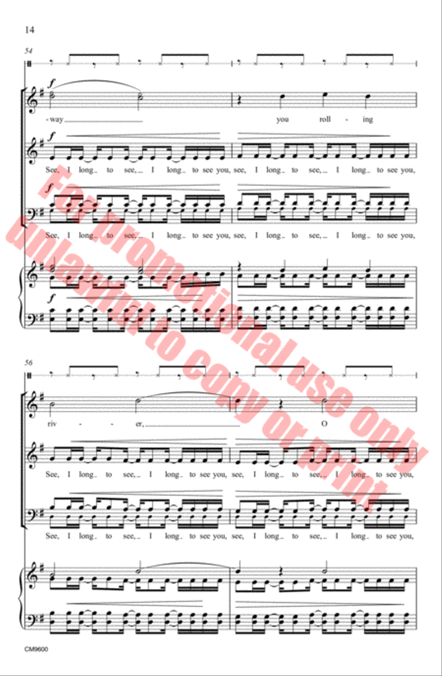 Shenandoah Choir scores gallery preview page 15
