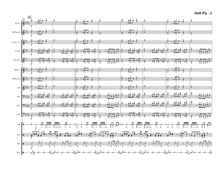 Still Fly Marching Band scores gallery preview page 3