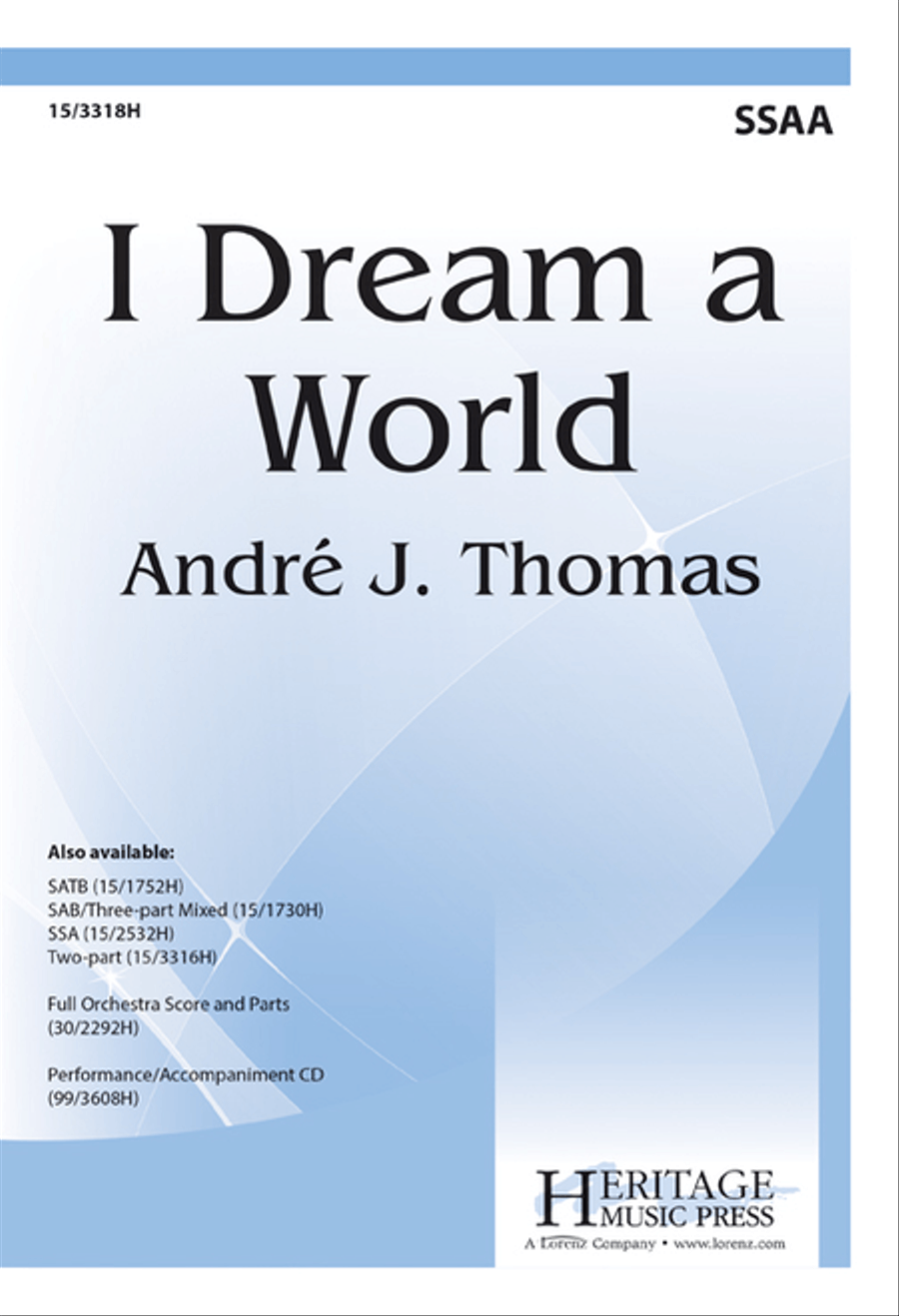 I Dream a World I Dream a World SSAA scores gallery preview page 1