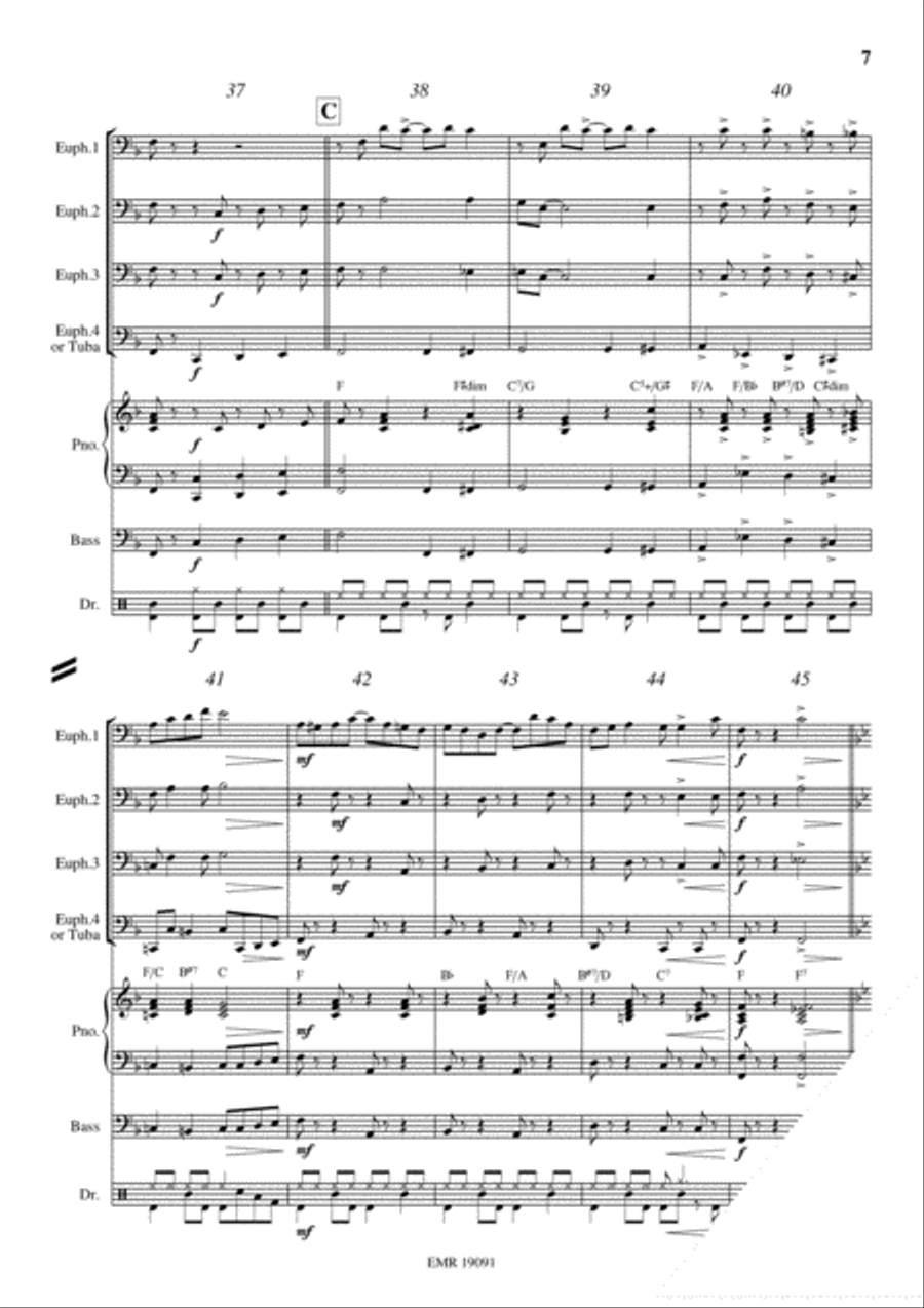 Elite Syncopations Euphonium Quartet scores gallery preview page 7