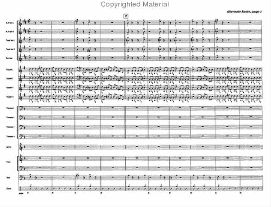 Alternate Route Jazz Ensemble scores gallery preview page 3