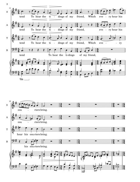 Love is and was my Lord and King (version for mixed choir and piano) image number null