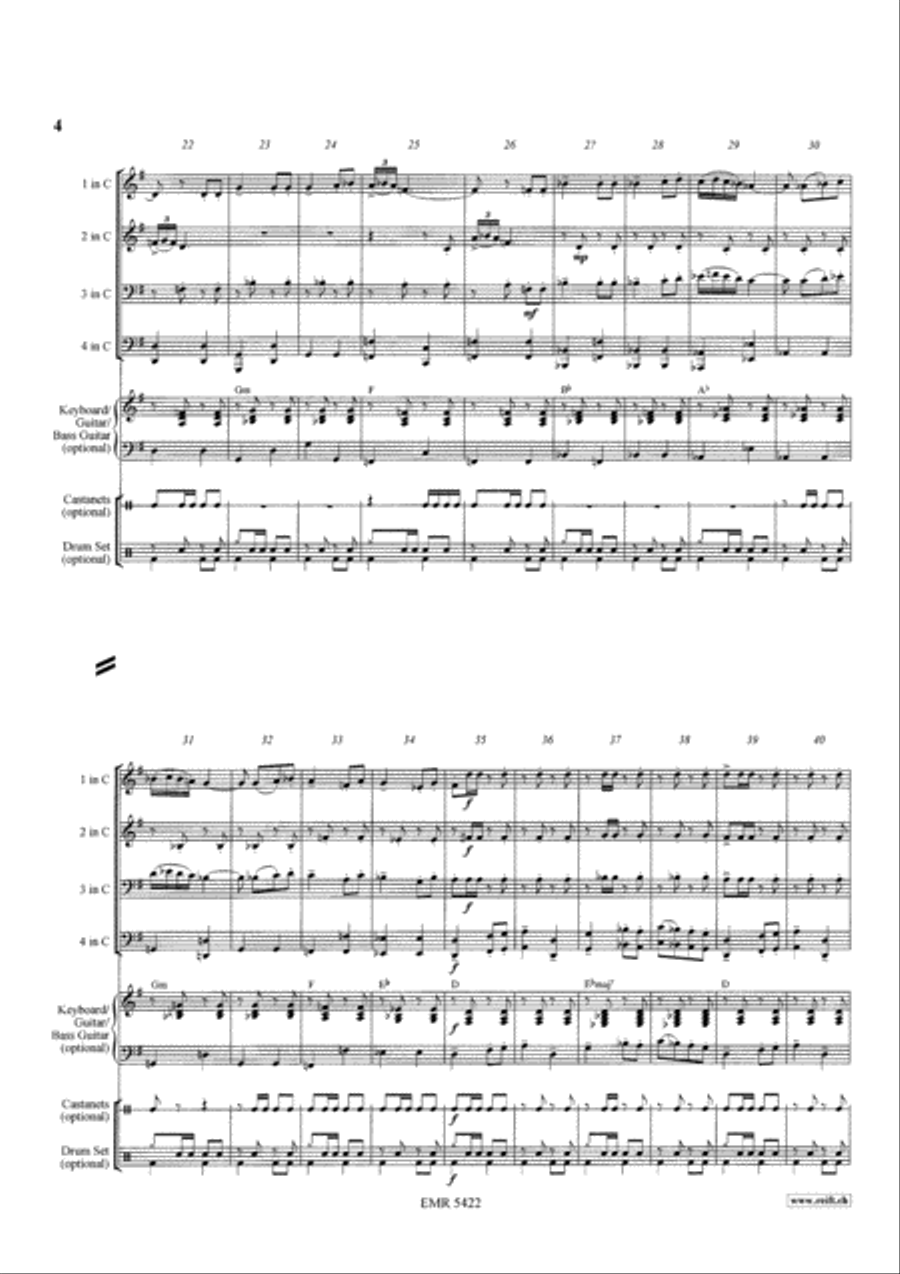 El Toro Concert Band scores gallery preview page 4