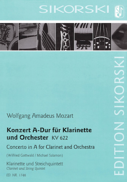 Concerto in A Major for Clarinet and Orchestra, K. 622