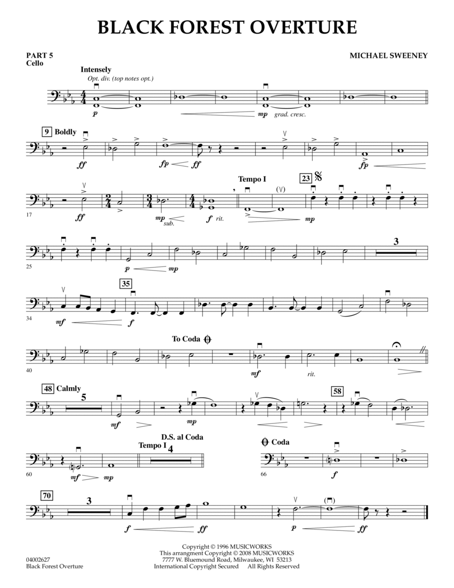 Black Forest Overture - Pt.5 - Cello