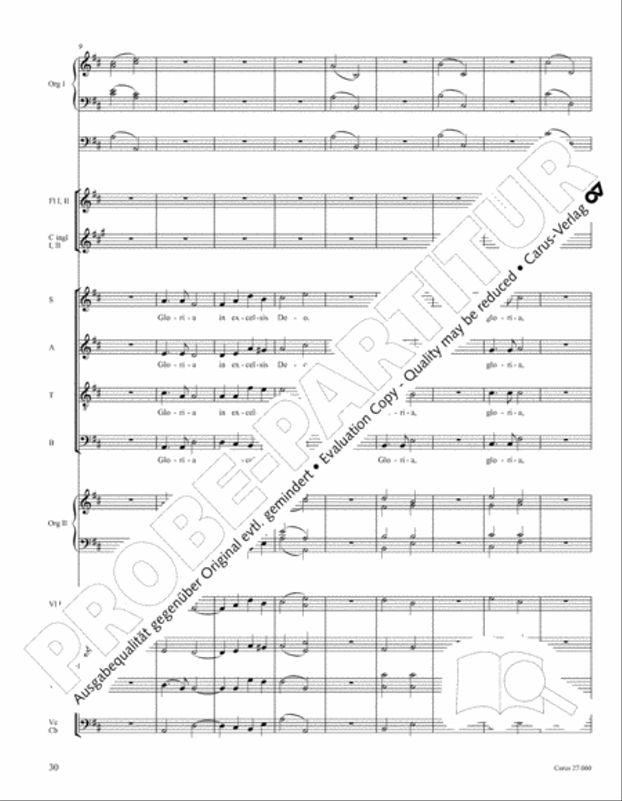 Messe a quatre voix 4-Part scores gallery preview page 41