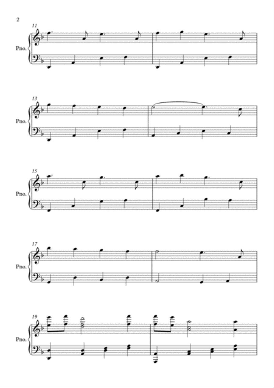 A Lannister Always Pays His Debts Piano Solo scores gallery preview page 2