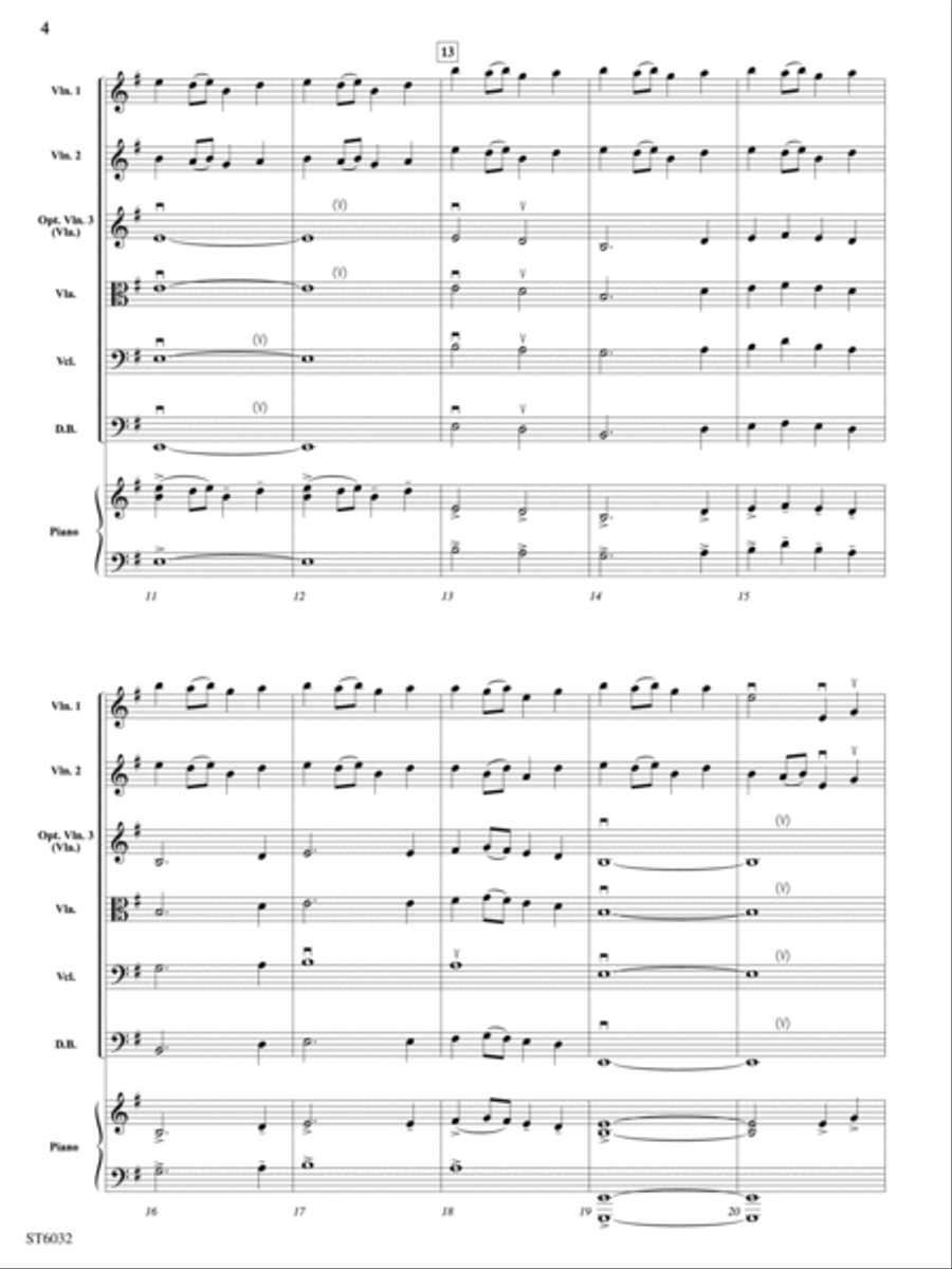 Dragon Dances: Score Dragon Dances: Score String Orchestra scores gallery preview page 4