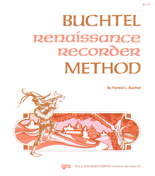 Book cover for Buchtel Renaissance Recorder Method