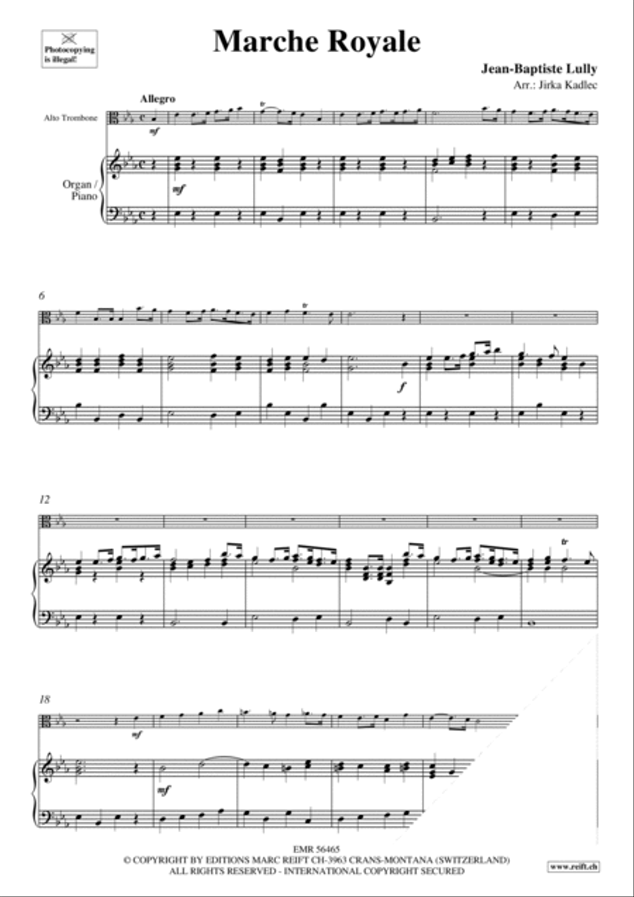 Marche Royale Marche Royale Organ scores gallery preview page 3