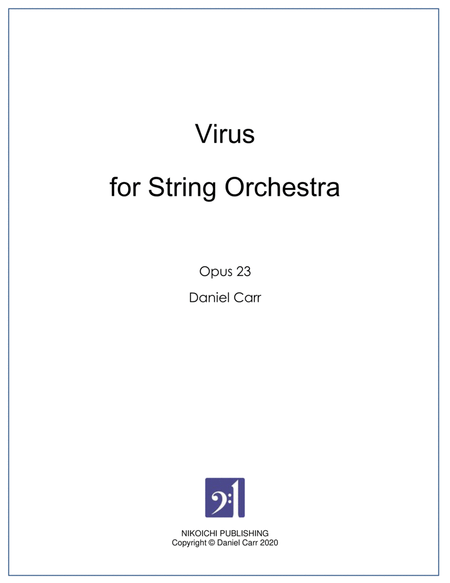 Virus for String Orchestra - Opus 23 image number null