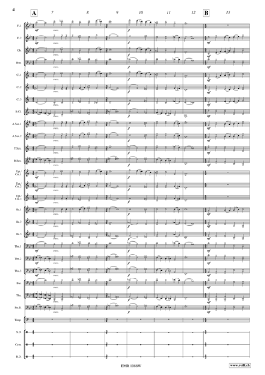 Gaudeamus Concert Band scores gallery preview page 5