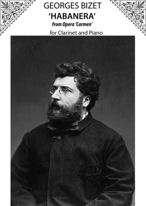 G. Bizet 'Habanera' from Opera Carmen, for Clarinet and Piano