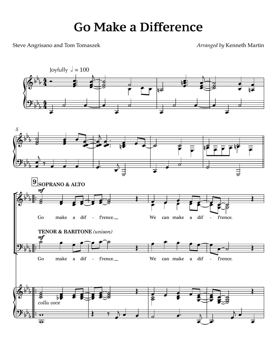 Anthem for Sacred Youth Choir - 