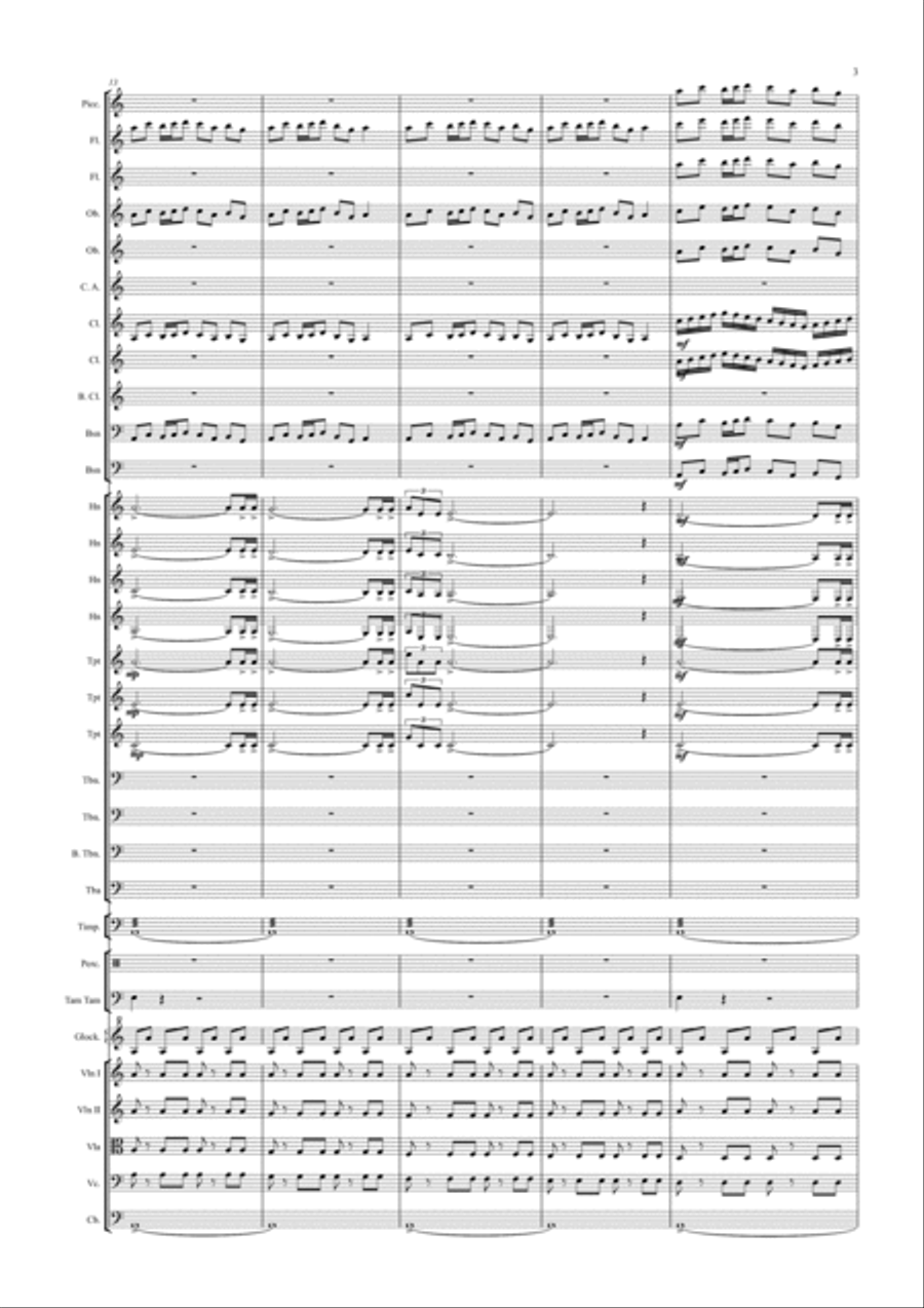 Crusader's Quest Crusader's Quest Full Orchestra scores gallery preview page 3
