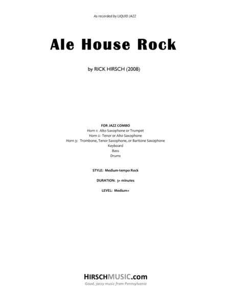 Ale House Rock