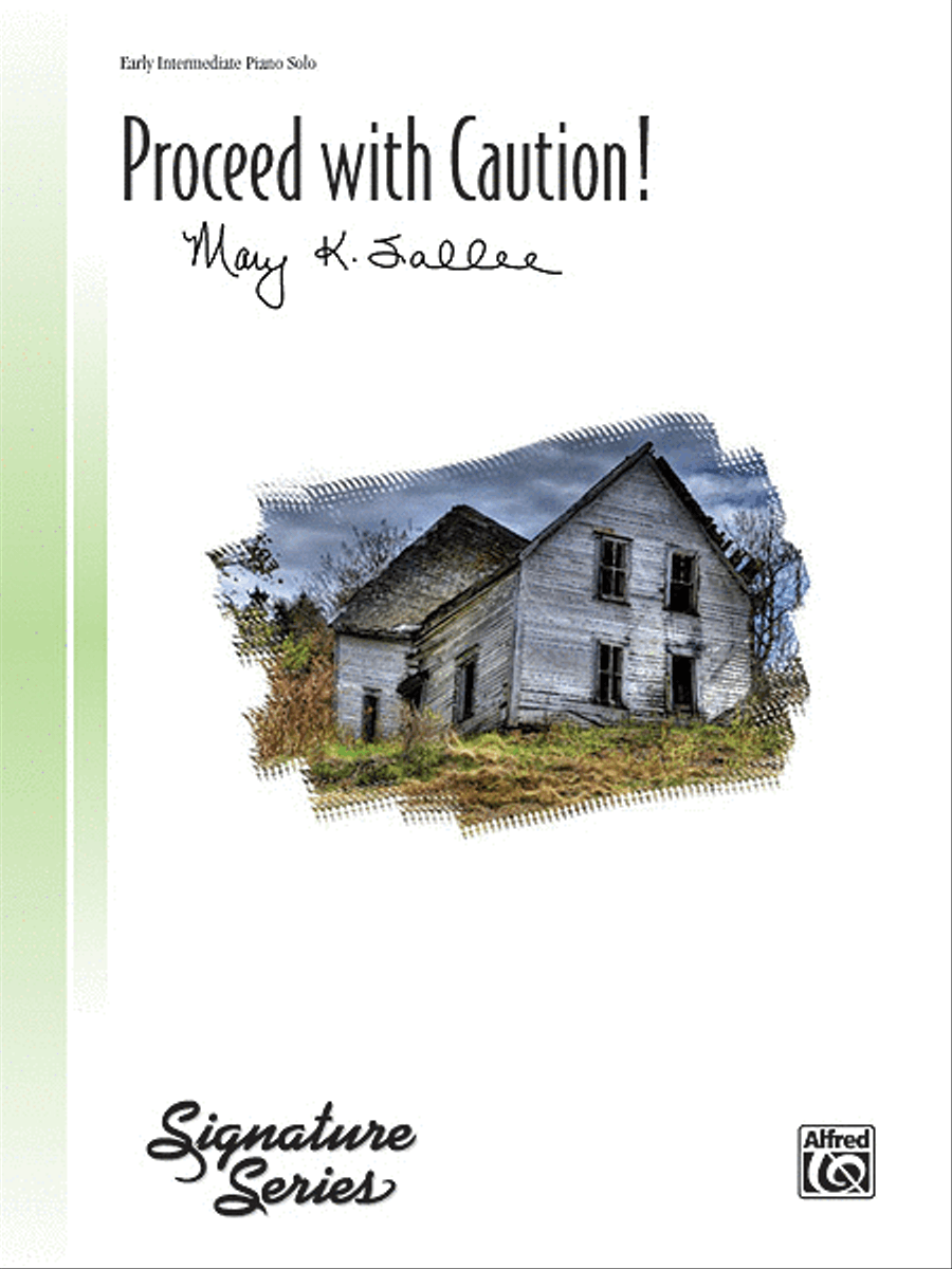 Proceed with Caution! Piano Solo scores gallery preview page 1