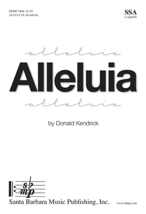Book cover for Alleluia - SSA Octavo