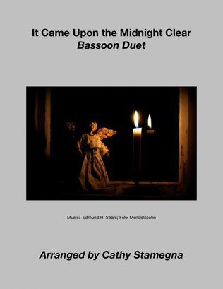 Book cover for It Came Upon the Midnight Clear (Bassoon Duet)