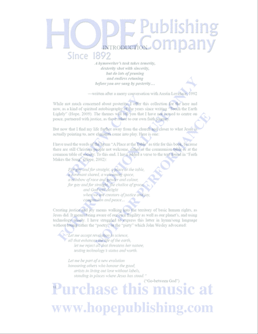 A Place at the Table A Place at the Table Choir scores gallery preview page 4