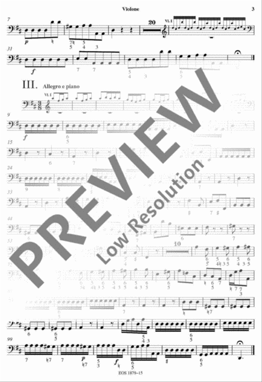 L'Estro Armonico L'Estro Armonico Double Bass scores gallery preview page 3