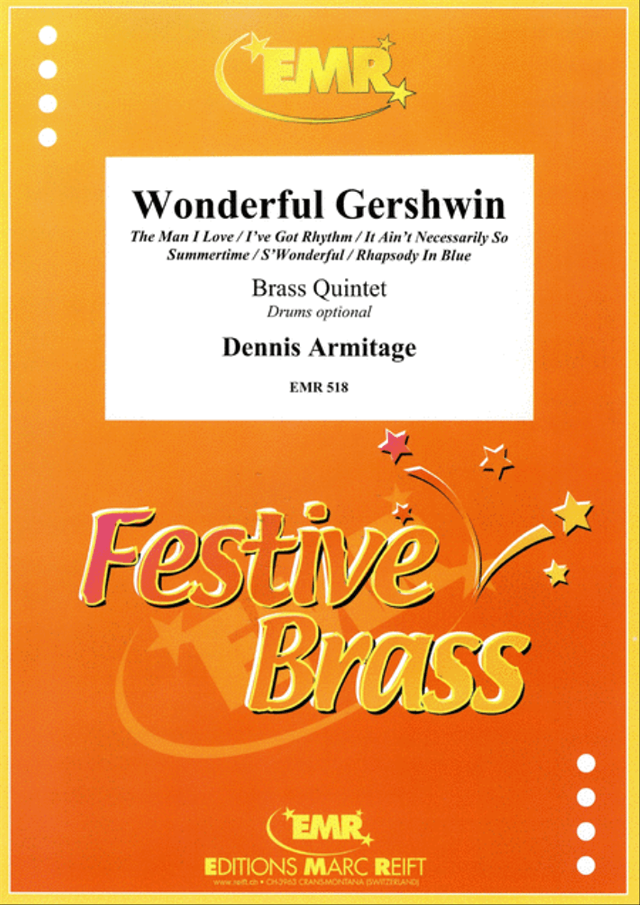 Wonderful Gershwin Brass Ensemble scores gallery preview page 1