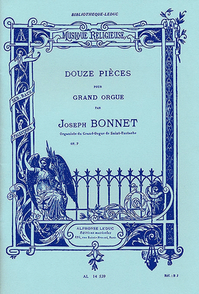 Book cover for Douze Pieces pour Grand Orgue, Op. 7
