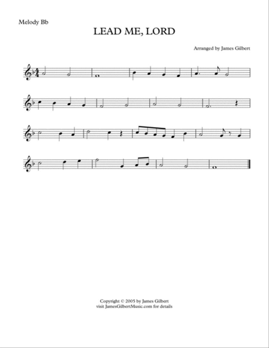 LEAD ME LORD Small Ensemble scores gallery preview page 6