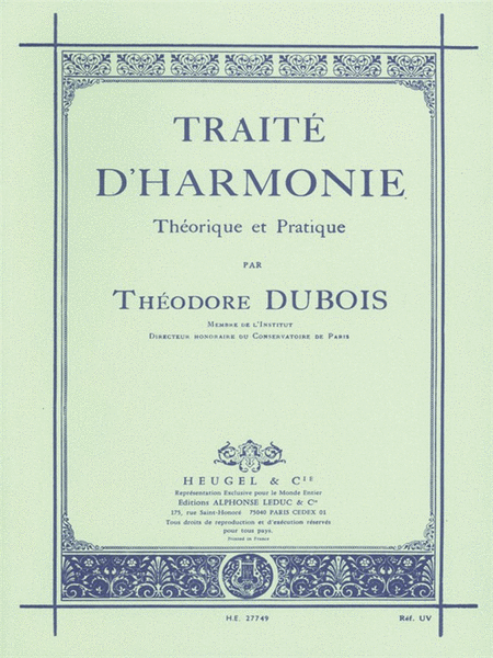 Theodore Dubois - Traite D?harmonie Theorique Et Pratique