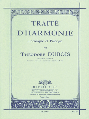 Theodore Dubois - Traite D?harmonie Theorique Et Pratique