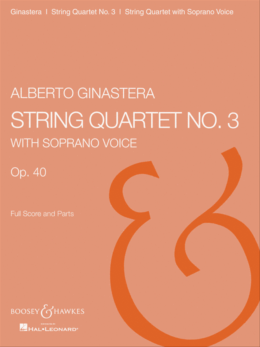 String Quartet No. 3, Op. 40 String Quartet scores gallery preview page 1
