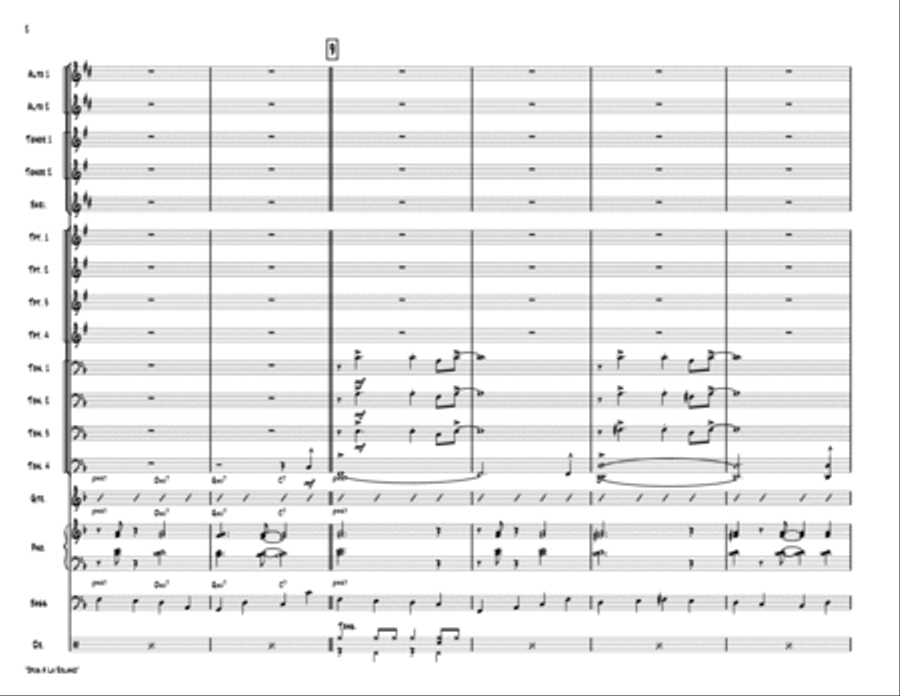 Opus A La Roland Jazz Ensemble scores gallery preview page 3