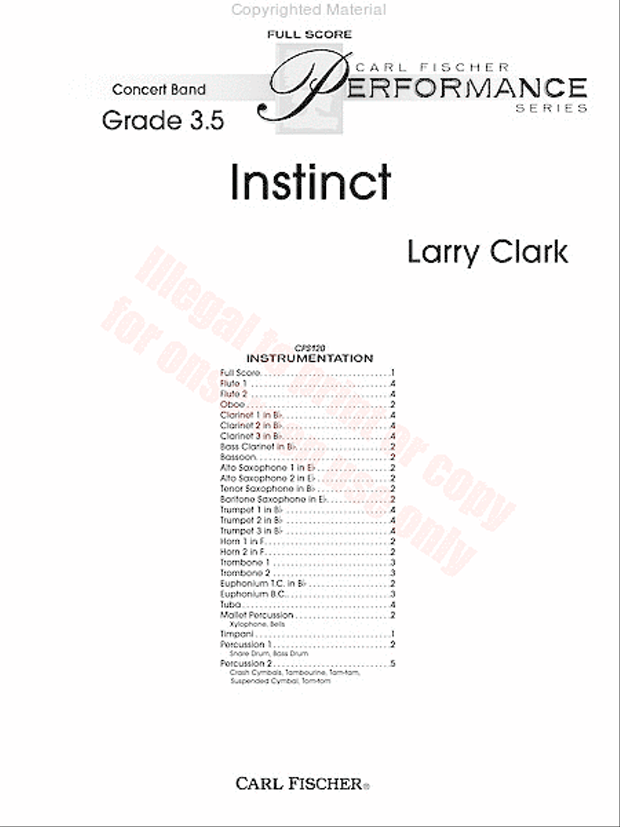 Instinct Concert Band scores gallery preview page 2